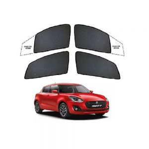 Premium Fix type SunShade Curtain For New Swift  - Black